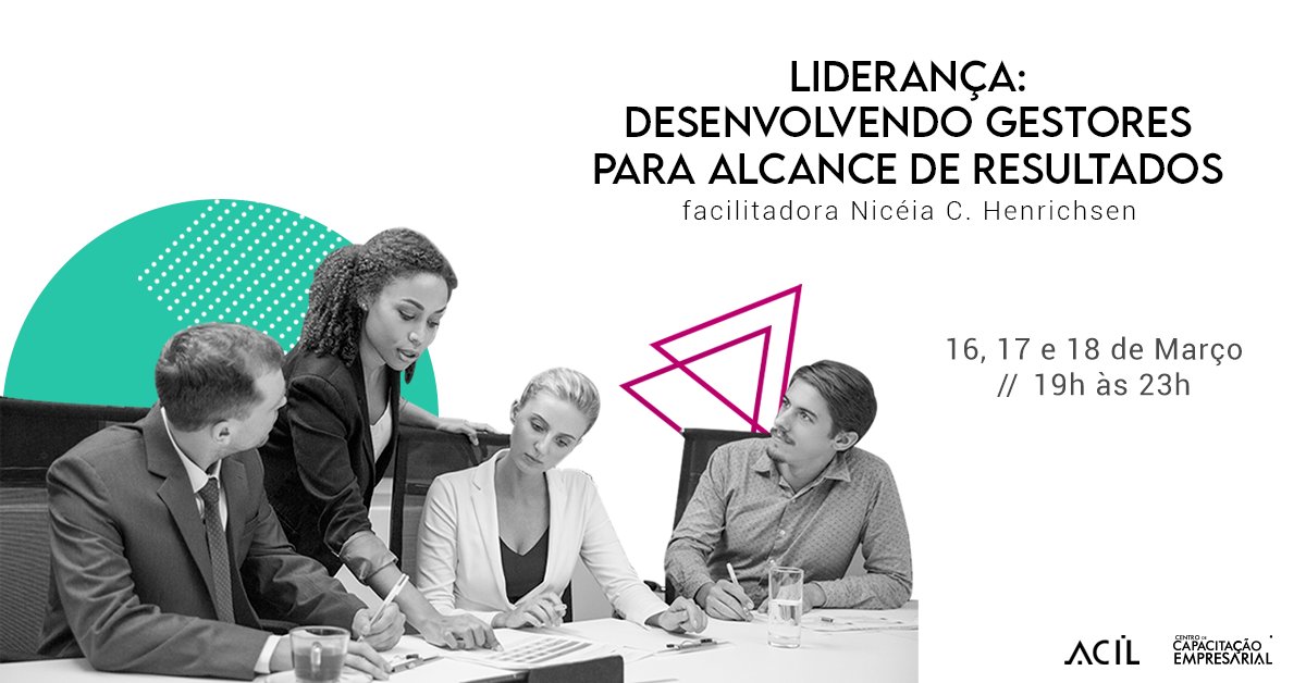ACILLondrina's tweet photo. Perfil técnico versus perfil de gestão, feedback como ferramenta de desenvolvimento de equipes e mapeando talentos para construção de resultados são alguns dos tópicos que serão abordados.
Associados da ACIL têm desconto.
- Acesse o link https://t.co/rkv9vyWSme e inscreva-se! https://t.co/FD16vd0jzE