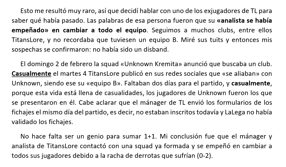 GRFerrol's tweet photo. ¡Llegó el día!

Aquí está el comunicado de lo que ocurrió en la Tercera Jornada de LaLega (2ª Grupo IV), escrito por y desde la perspectiva de nuestro mánager, @Salutregui_.

Os lo dedicamos, @TitansLore_ESP  @UnknownKremita 😉 https://t.co/DW6cZ0xQZ8