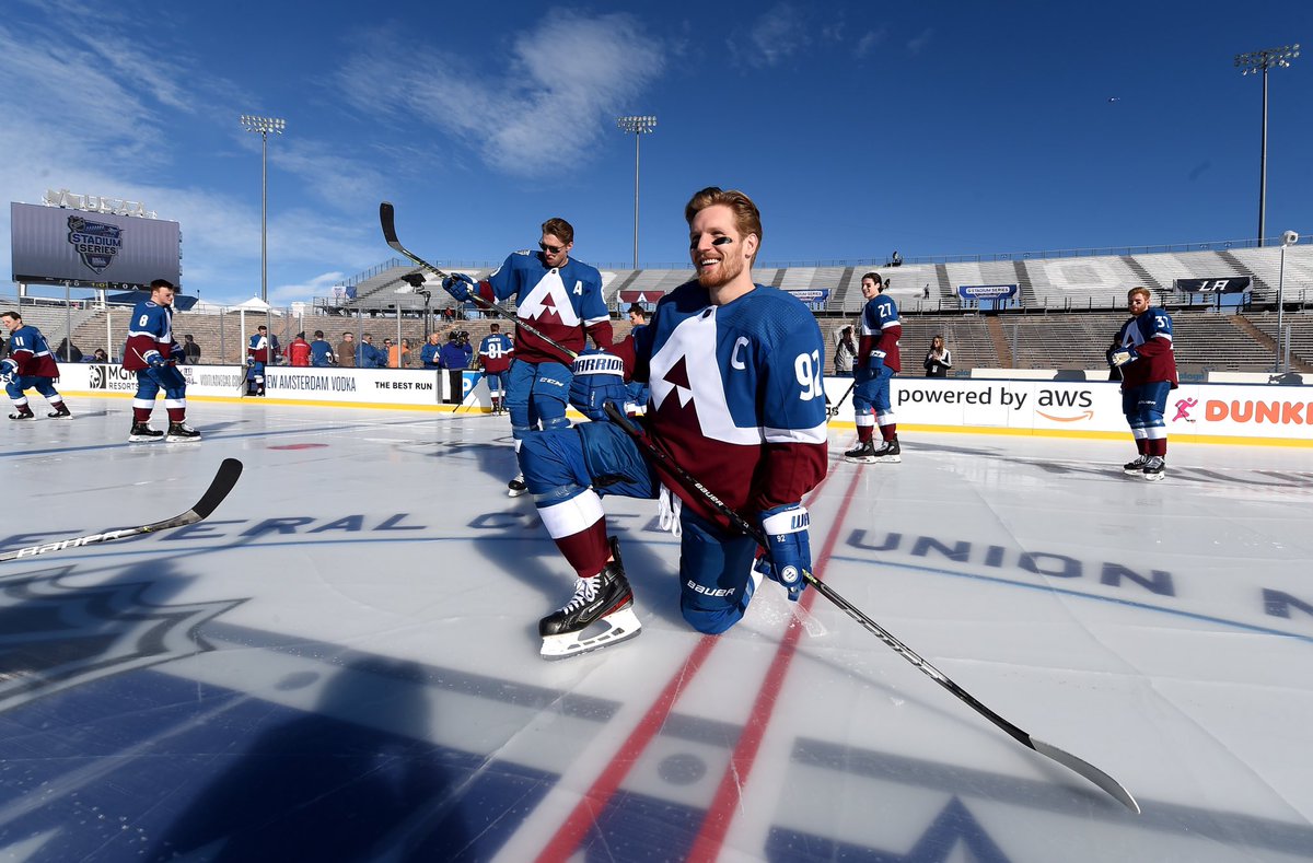 Stadium Series game-worn and practice - Colorado Avalanche