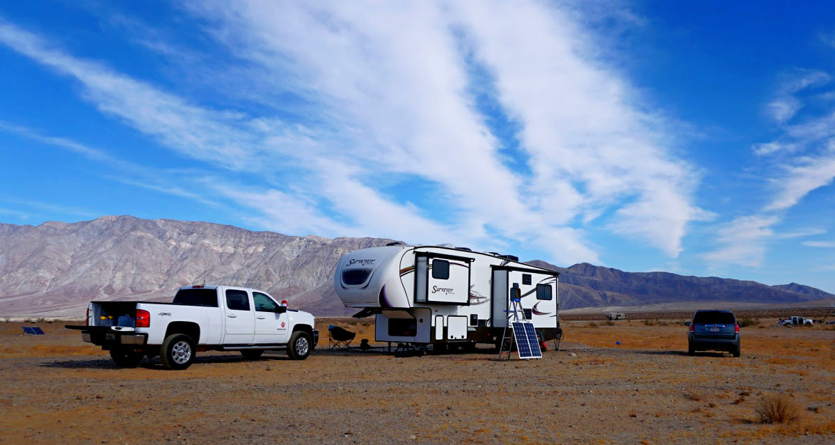 Are you interested in learning more about RV camping for free or boondocking? Check out our complete 2020 guide to boondocking here: bit.ly/2VVZ04u #boondocking #freecamping #drycamping #dispersedcamping