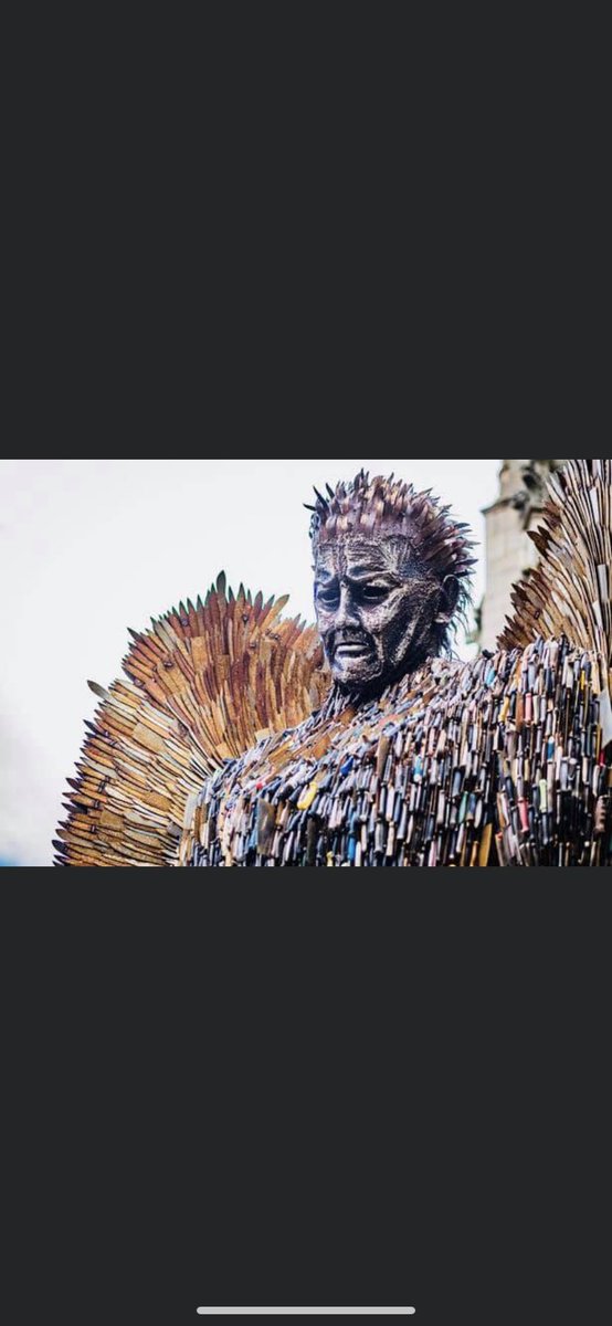 JacobSt48132258's tweet photo. So myself and James Bourne of @KalahWales have been given the opportunity to hopefully bring the knife angel to South Wales. 

We are currently in the planning stage and I am discussion with the Iron Works to confirm a date etc. https://t.co/Wt3bqmk4Yz
