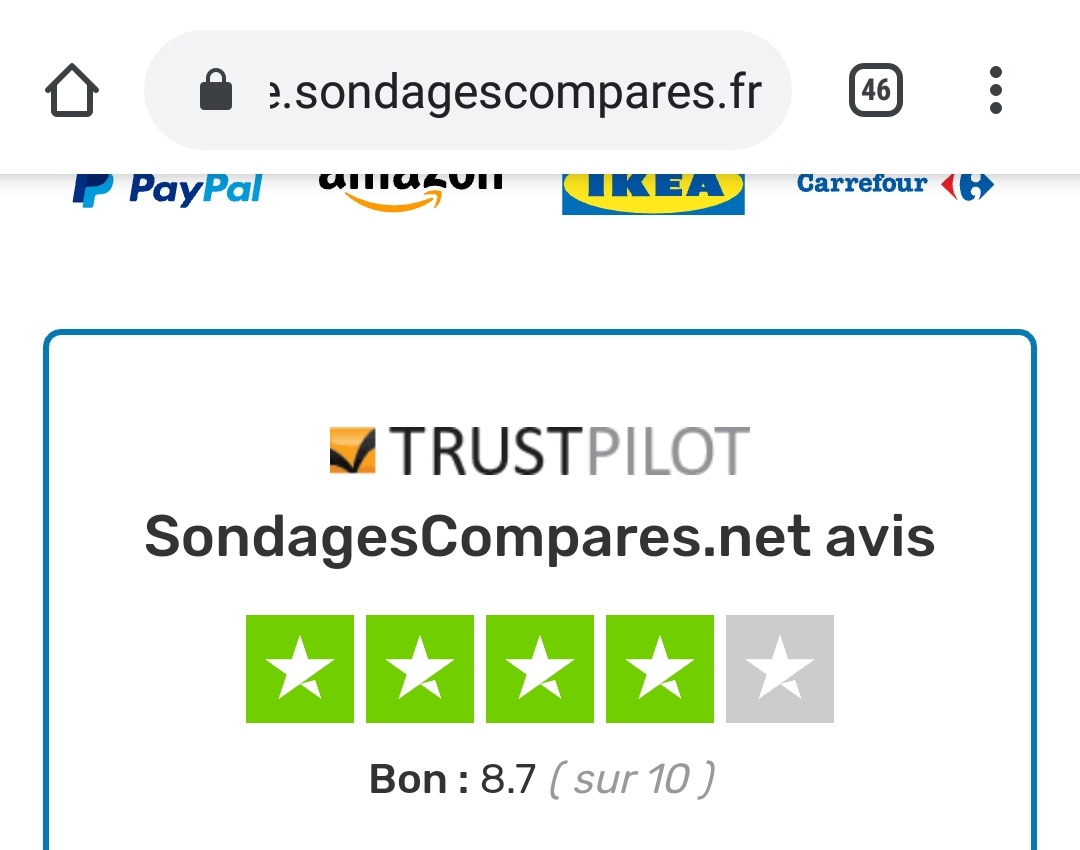 Dites  @pixelsfr ? Elle est pas mal celle là aussi non ???Vous renvoyez même sur des sites qui s'inventent une bonne réputation directement vérifiable en deux clics.Ce site semble une belle arnaque (aspirateur à mails de "prospects" ?)Cc  @lemondefr  @decodeurs