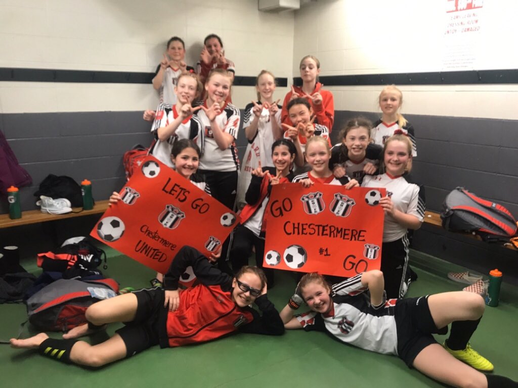 ChestermereFC's tweet photo. Well done to the U12 girls who competed at the Edmonton Slush Cup in the U13 group. Great job girls https://t.co/RNXnRC7rp3