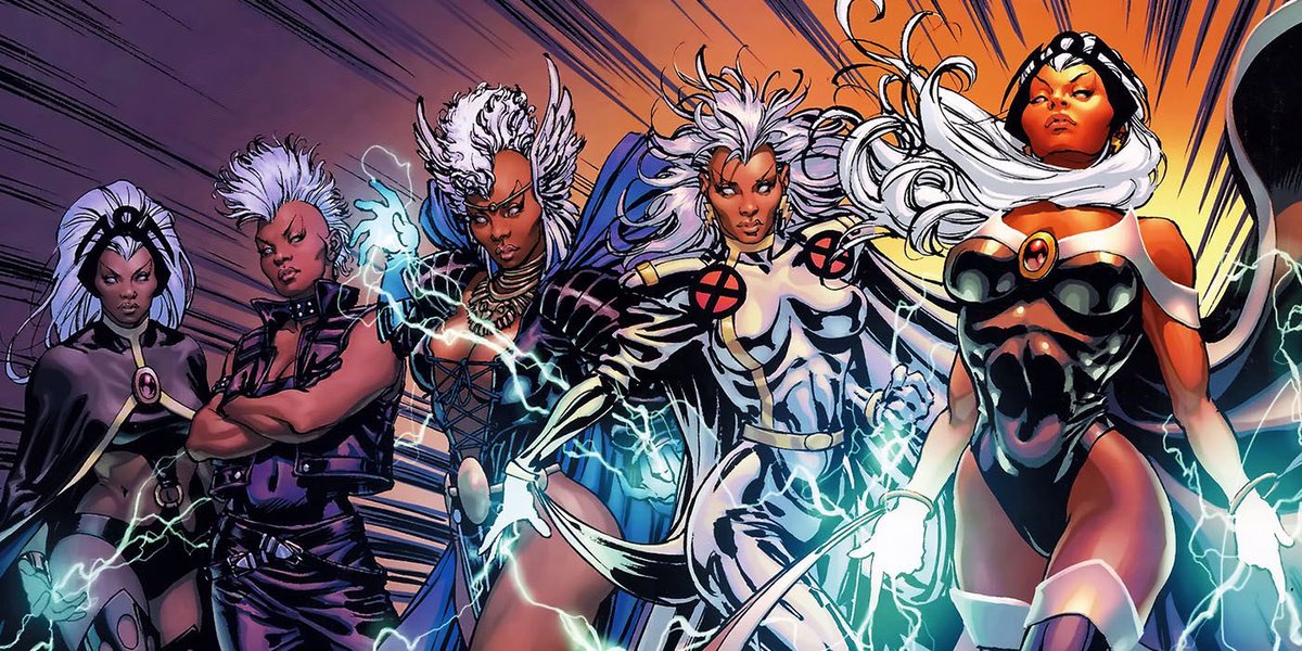 Day 9: Ororo Munroe aka STORM! Gifted with the power to control the elemental forces and energies of the weather, Storm is an OMEGA LEVEL MUTANT, solidifying her place as one of the strongest members of the X-men and one of the most powerful beings on Earth.  #WomensHistoryMonth