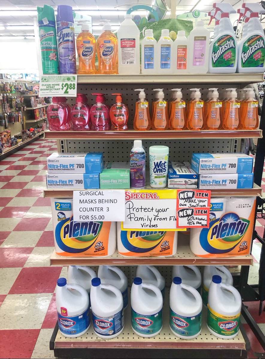 PropstDrugs's tweet photo. Protect yourself and your loved ones by keeping everything clean and disinfected!
#virus #flu https://t.co/DgUp5NHOfJ