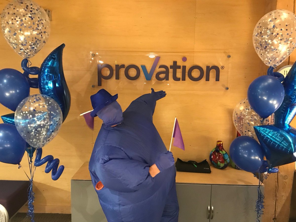 provationmed's tweet photo. #Provation is going all in today for #MnBlue. We’re teaming up with other businesses, health care systems and even landmarks to “go blue” to spread awareness about #colorectalcancer which is preventable and treatable! https://t.co/qkGrJNnq1C