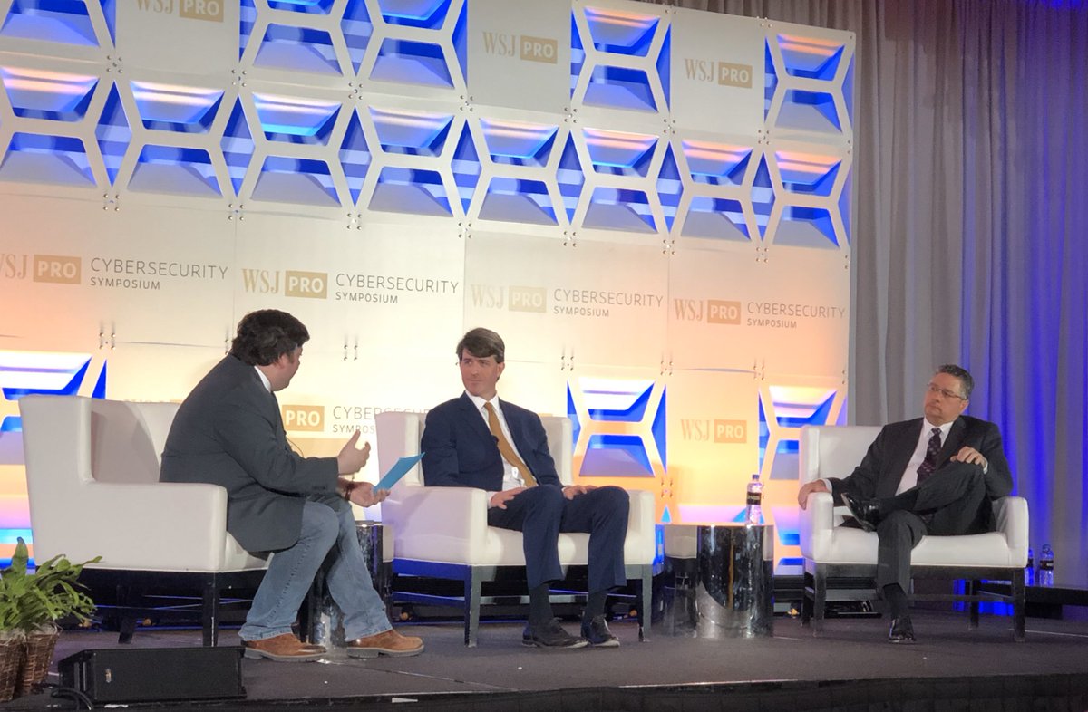 Cyber insurance panelists <a href="/WSJCyber/">WSJ Pro Cybersecurity</a> Charlotte telling us that lack of an effective security patching program now widely seen as management #negligence