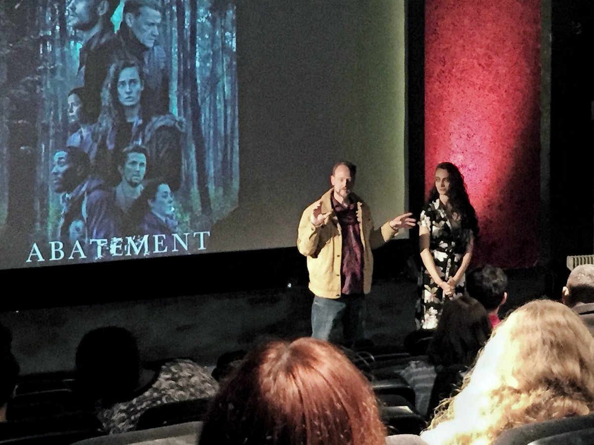 CountryStarPro1's tweet photo. A pinnacle moment for Country Star last night as we held the premier of our first ever production, the feature 'Abatement' 
A massive thank you to everyone that not only turned up but helped us out in any way! Much love from the team xx
#filmpremier #InternationalWomenDay https://t.co/JIIf0UPyWC