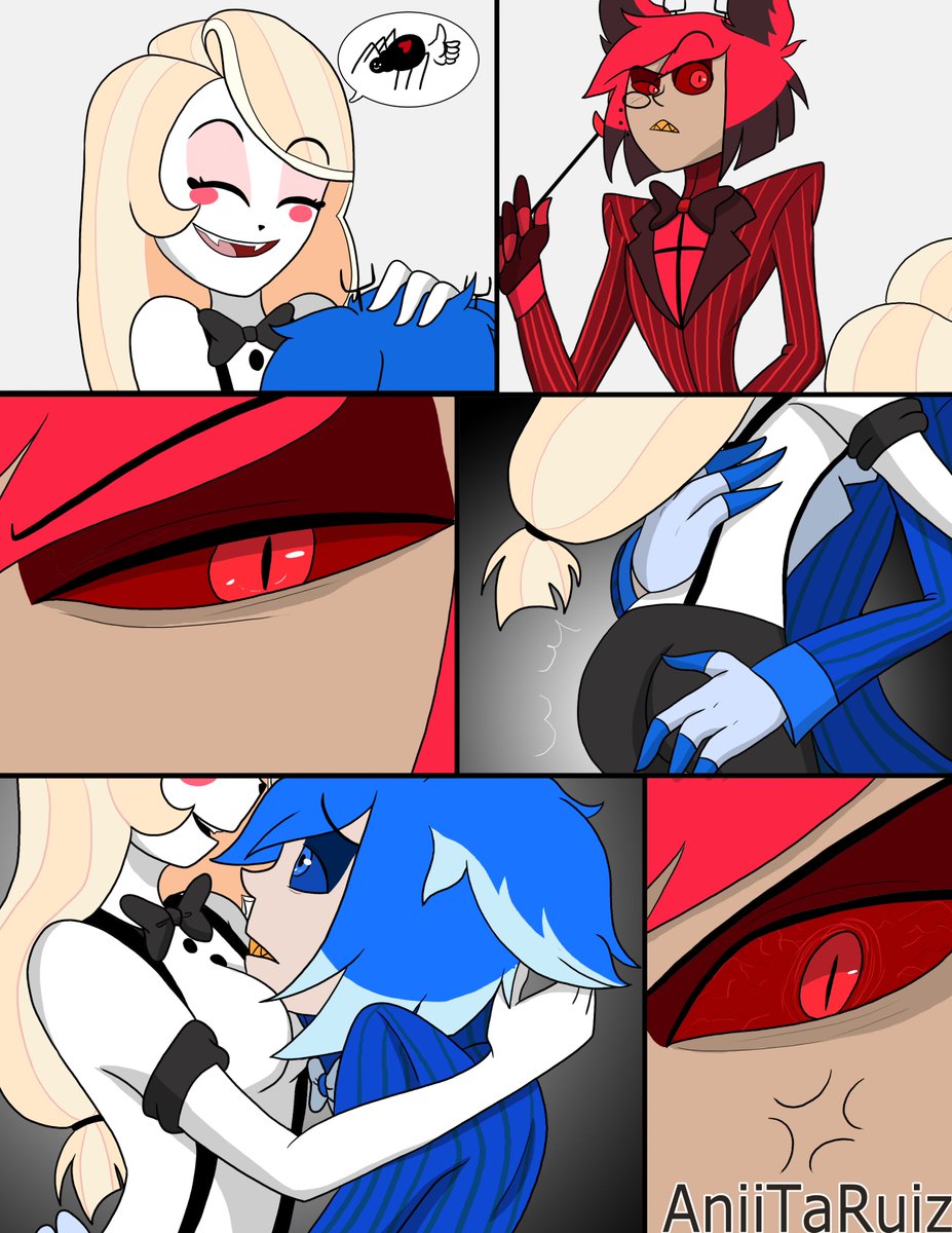 aniitaruizz5's tweet photo. hazbin hotel - COMIC  Alastor x Charlie x Alastor 2P #Alastor2P #alastorxcharlie #Alastor #charlie #chalastor https://t.co/BN5DpXJq0I
