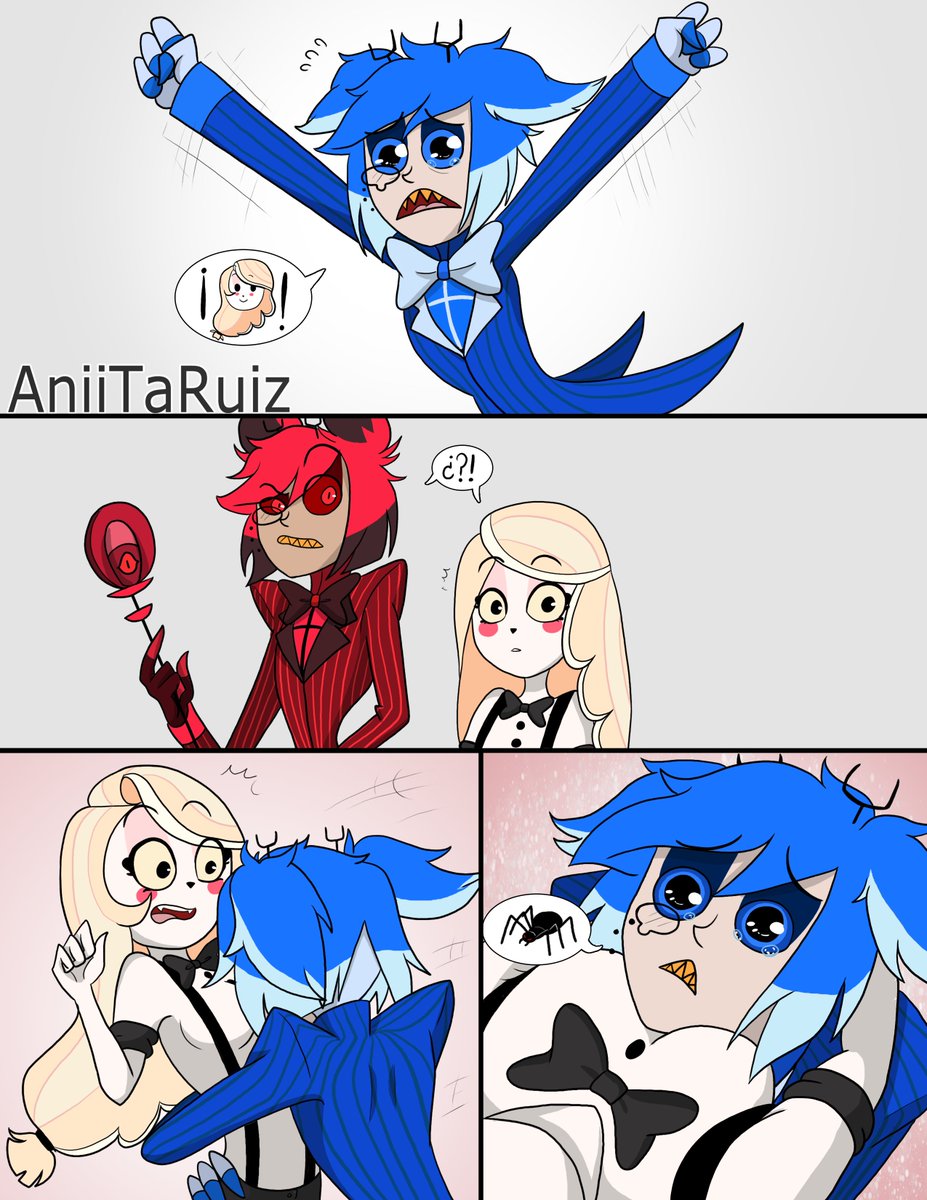 aniitaruizz5's tweet photo. hazbin hotel - COMIC  Alastor x Charlie x Alastor 2P #Alastor2P #alastorxcharlie #Alastor #charlie #chalastor https://t.co/BN5DpXJq0I