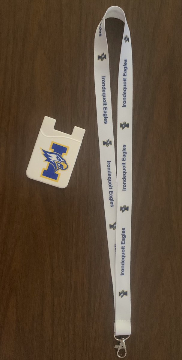 itownconnect20's tweet photo. Go online to https://t.co/C5cuc9xbUx to get your Irondequoit Eagles phone wallets and lanyards! https://t.co/sdufpnx5TI