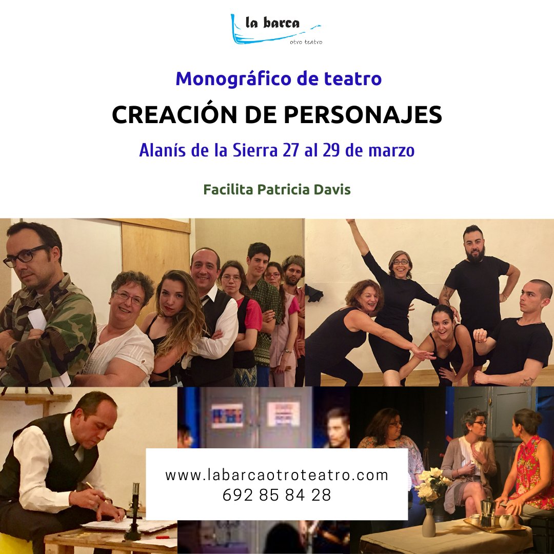 Labarca's tweet photo. Si te interesa la creación de personajes, tenemos 2 sugerencias para ti:
1) Este post en nuestra web
https://t.co/nespNvLinn 
2) Este curso intensivo:
Tres días para explorar la creación de personajes y disfrutar la convivencia en la Sierra Morena. https://t.co/f7e7nugVre