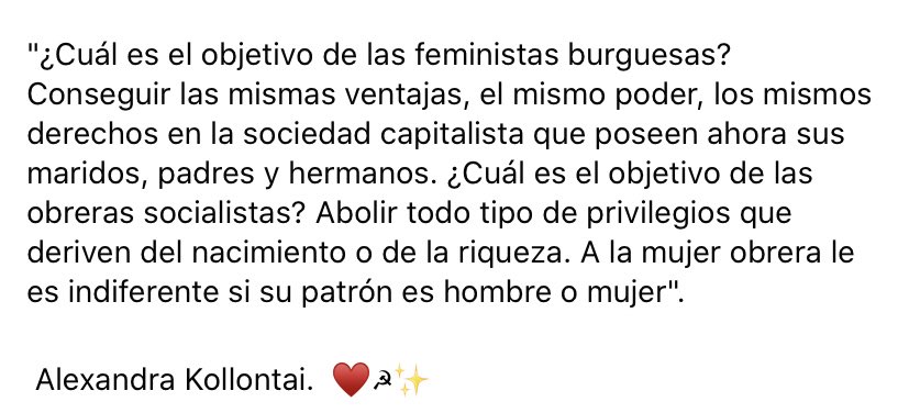 ¿Cuál es el objetivo de la feministas burguesas y cuál el de las obreras socialistas? Kollontai lo explica: