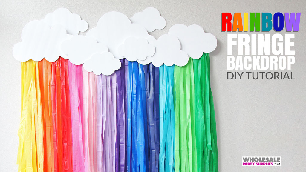 St. Patrick's Day is right around the corner and we've got the perfect backdrop idea for your party's photo booth!

Recreate this colorful fringe by following the tutorial on our blog: ow.ly/WBTY50yH2dH