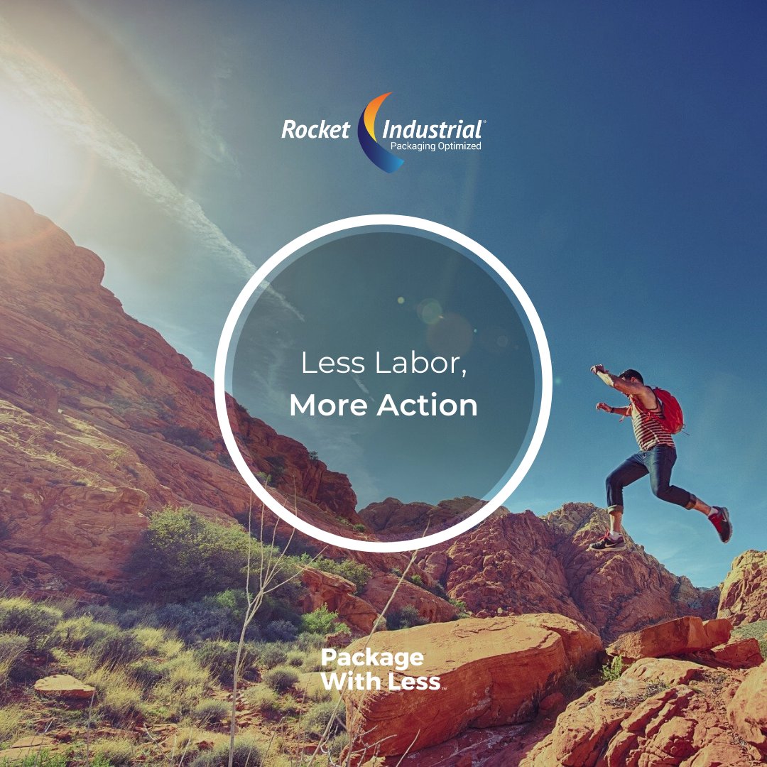 PackageWithLess's tweet image. Is your company still doing a lot of manual work? Find out how Rocket Industrial's Equipment Specialist Team can decrease manual labor while increasing cost savings and employee activity. bit.ly/2TU5aQ0 #PackageWithLess #LessLabor #MoreAction