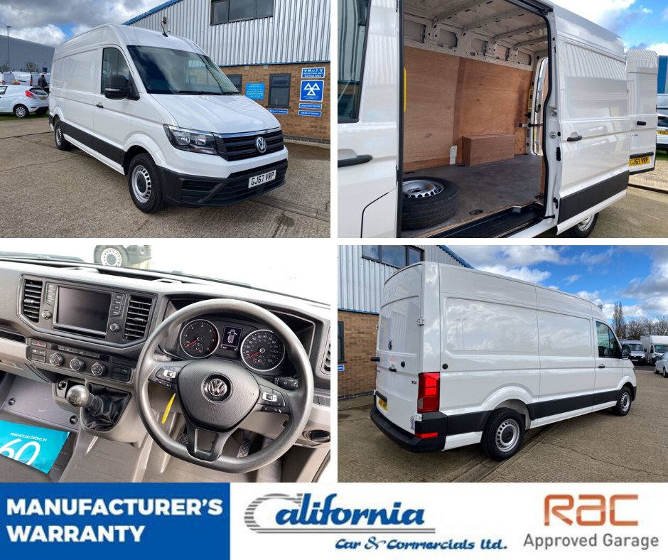 calicommercials's tweet photo. ⭐️NEW STOCK ALERT ⭐️

VOLKSWAGEN CRAFTER CR35 TDI - 2.0 CR35 TDI M H/R P/V TRENDLINE 138 BHP
🔥ONLY £13,795 + VAT 🔥

Learn More Here 👉https://t.co/Rce6QHjyXQ

✅ 1 Owner.
✅ 82 Point RAC Vehicle Health Check
✅ Best Flexible Finance Options Available
✅ Manufacturer's Warranty https://t.co/kpBlUjVVo4