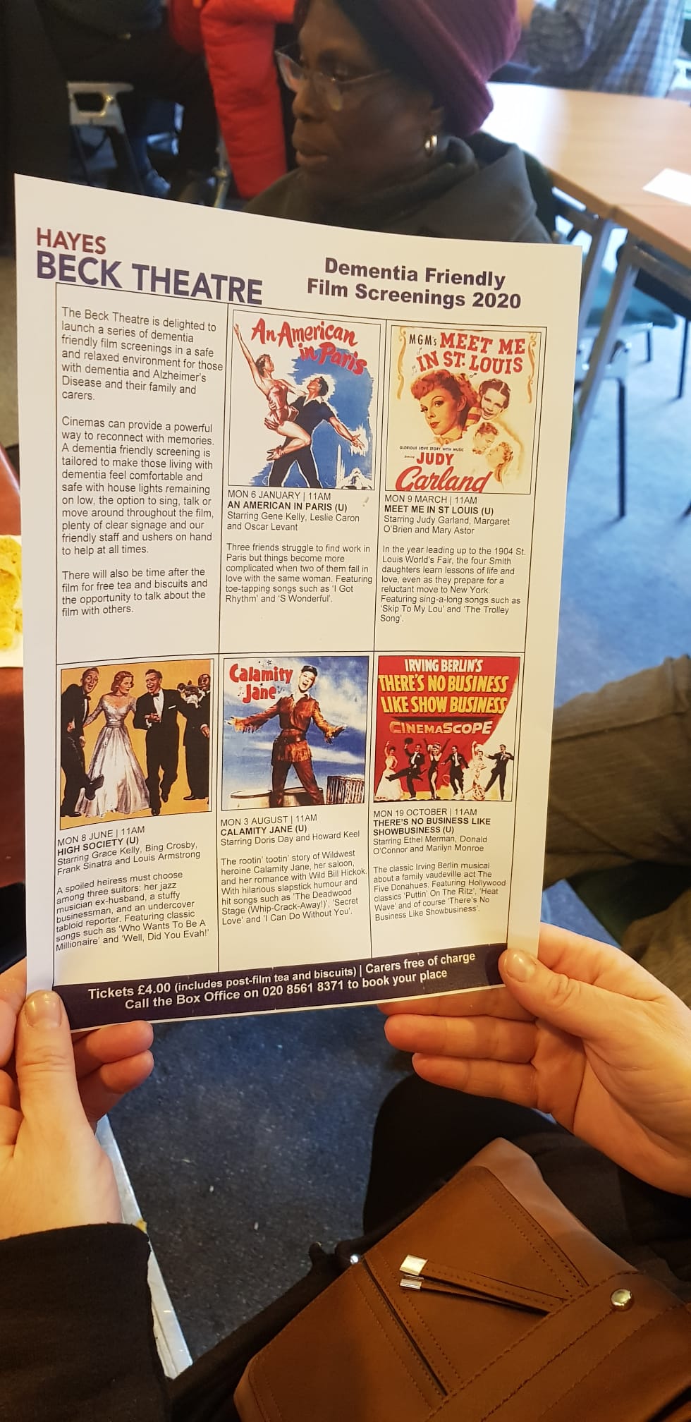 Clementina Day Centre on Twitter "We went to the BeckTheatre today to watch a dementia