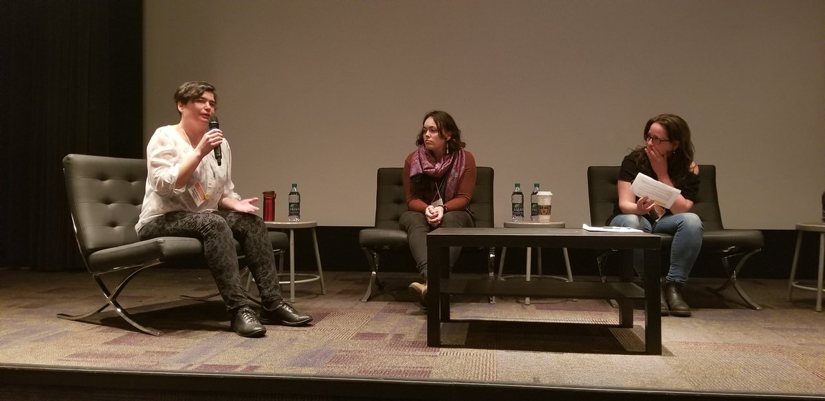 LaurenSHudson's tweet photo. Three amazing women sharing how their work with communities amplifies Indigenous knowledge: @sciencemaia @TheToadLady and Christine Germano @scienceworldca #symbiosisca #symbiosisSVI #STEAMbc #knowtheocean https://t.co/zrvIKW35uF