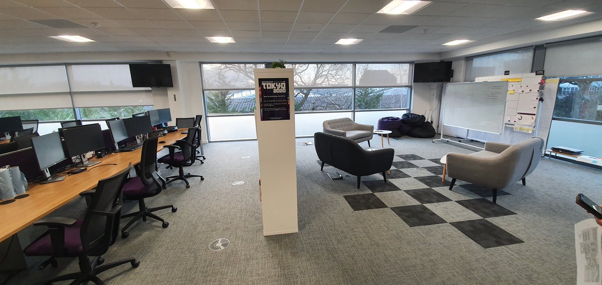 creationofficee's tweet photo. Segregation of areas can be achieved by the right furniture and simple change of carpet tile colour #officespaceplanning #furniture #flooring #officeinteriors https://t.co/lTPeMs9Ow5