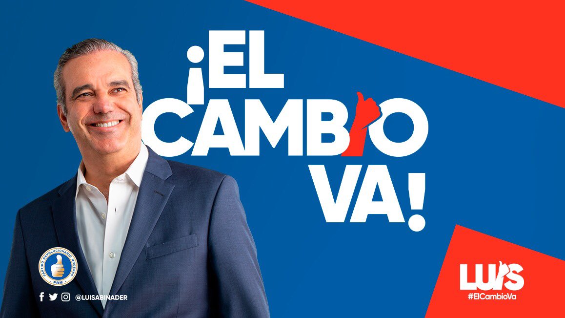 Luis Abinader on Twitter: "Los dominicanos quieren caminar por las ...