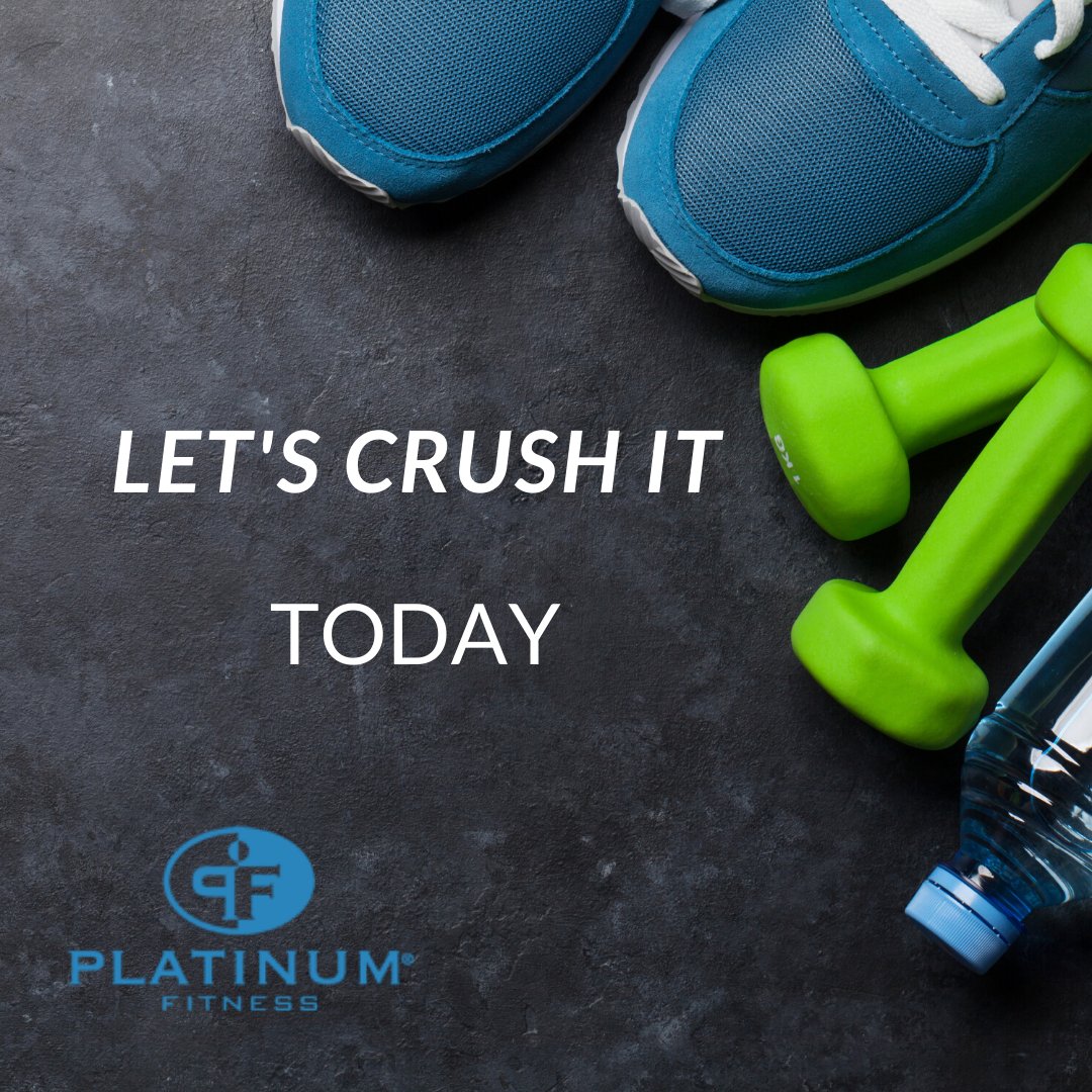 PlatinumFitNJ's tweet photo. Crush your goals - and do it again tomorrow #Fitness #FitnessLife #PlatinumFitness #VeronaNJ #InspirationalQuotes #Motivation https://t.co/ELTXjEQORd
