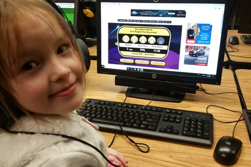 OlatheCLA (@claolathe) on Twitter photo Keyboarding is an essential skill that sets students up for success. This Kindergartner reached her goal of seven words per minute! Awesome! #HomeRowRocks <a href="/BBelementary/">Black Bob Elementary</a> <a href="/jallisonOPS/">Johnny Allison</a> <a href="/YeagerBrent/">Dr. Brent Yeager</a> <a href="/TimRevesOPS/">Dr. Tim Reves</a> Keyboarding is an essential skill that sets students up for success. This Kindergartner reached her goal of seven words per minute! Awesome! #HomeRowRocks <a href="/BBelementary/">Black Bob Elementary</a> <a href="/jallisonOPS/">Johnny Allison</a> <a href="/YeagerBrent/">Dr. Brent Yeager</a> <a href="/TimRevesOPS/">Dr. Tim Reves</a>