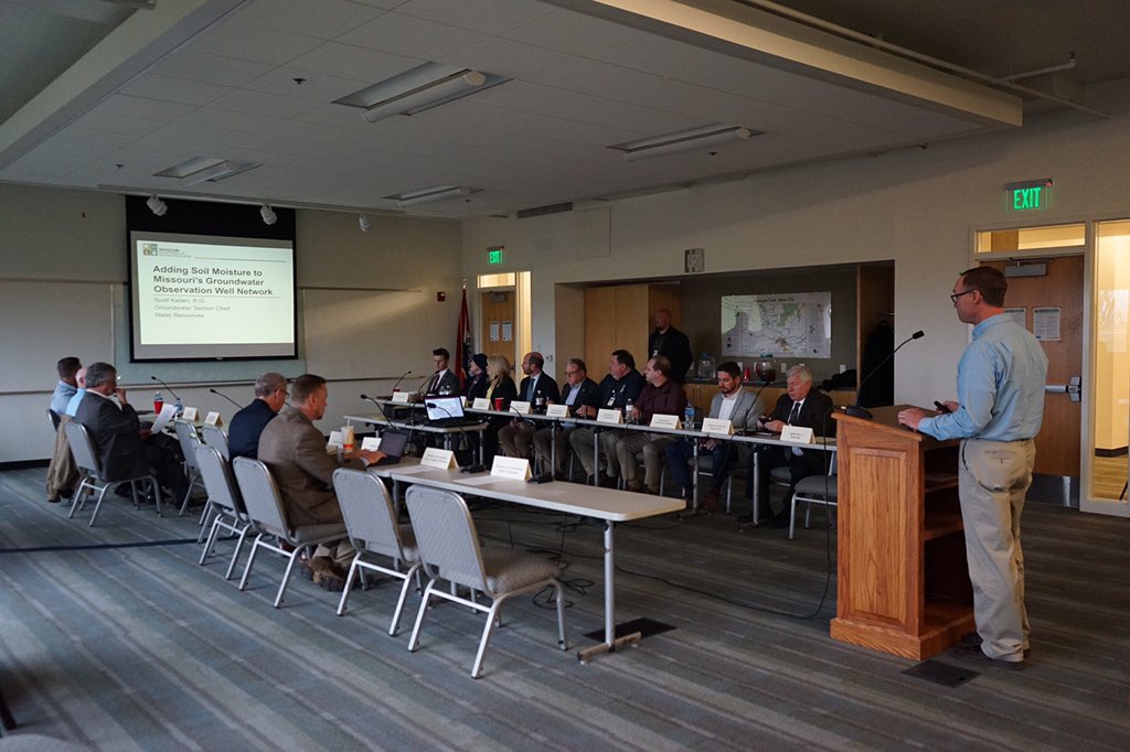 MoDNR's tweet photo. .@GovParsonMO’s Flood Recovery Advisory Working Group is meeting now. https://t.co/EHlBbMkn2B Watch live https://t.co/dsxn8DeiU2 #MoFlood #MoRecovery @RepBlaine @USGS @MoAgriculture https://t.co/ipdi00WYfY