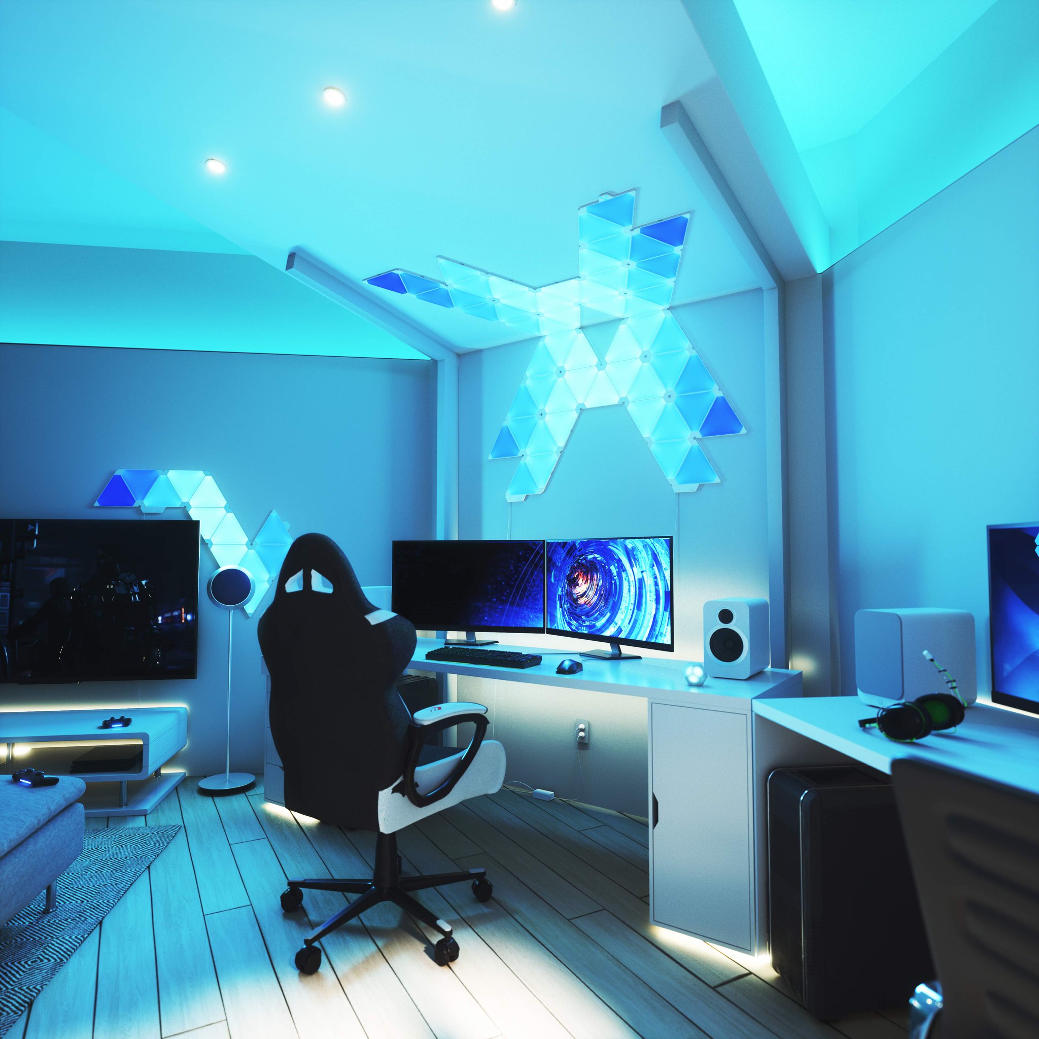 Nanoleaf office top