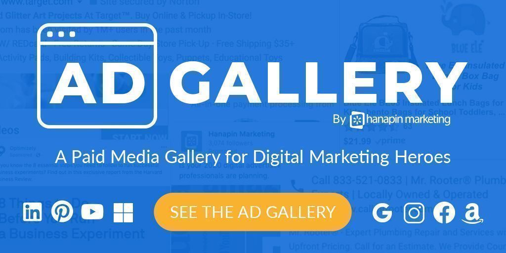Our team loves Ad Gallery! It features a collection of paid media specs and examples for #digitalmarketing and #PPC heroes. buff.ly/37wKOT6