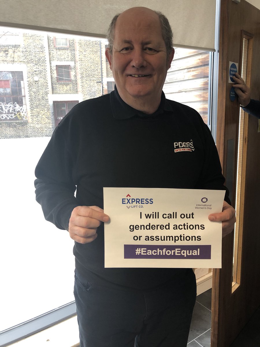 ExpressLiftCo's tweet photo. Happy International Women’s Day! It #matterstous to challenge biases and stereotypes so that we achieve gender parity and a diverse and inclusive workplace #eachforequal #iwd2020 https://t.co/RfQhgRM3zE
