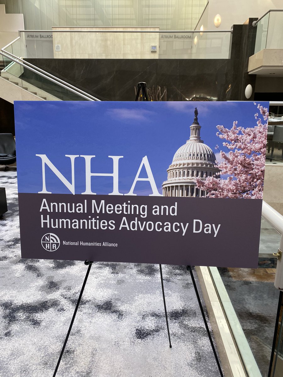 awtease's tweet photo. Getting ready to advocate for the Humanities @HumanitiesAll @CURinAction @CURAHDivision! https://t.co/w6E5RdsTxs