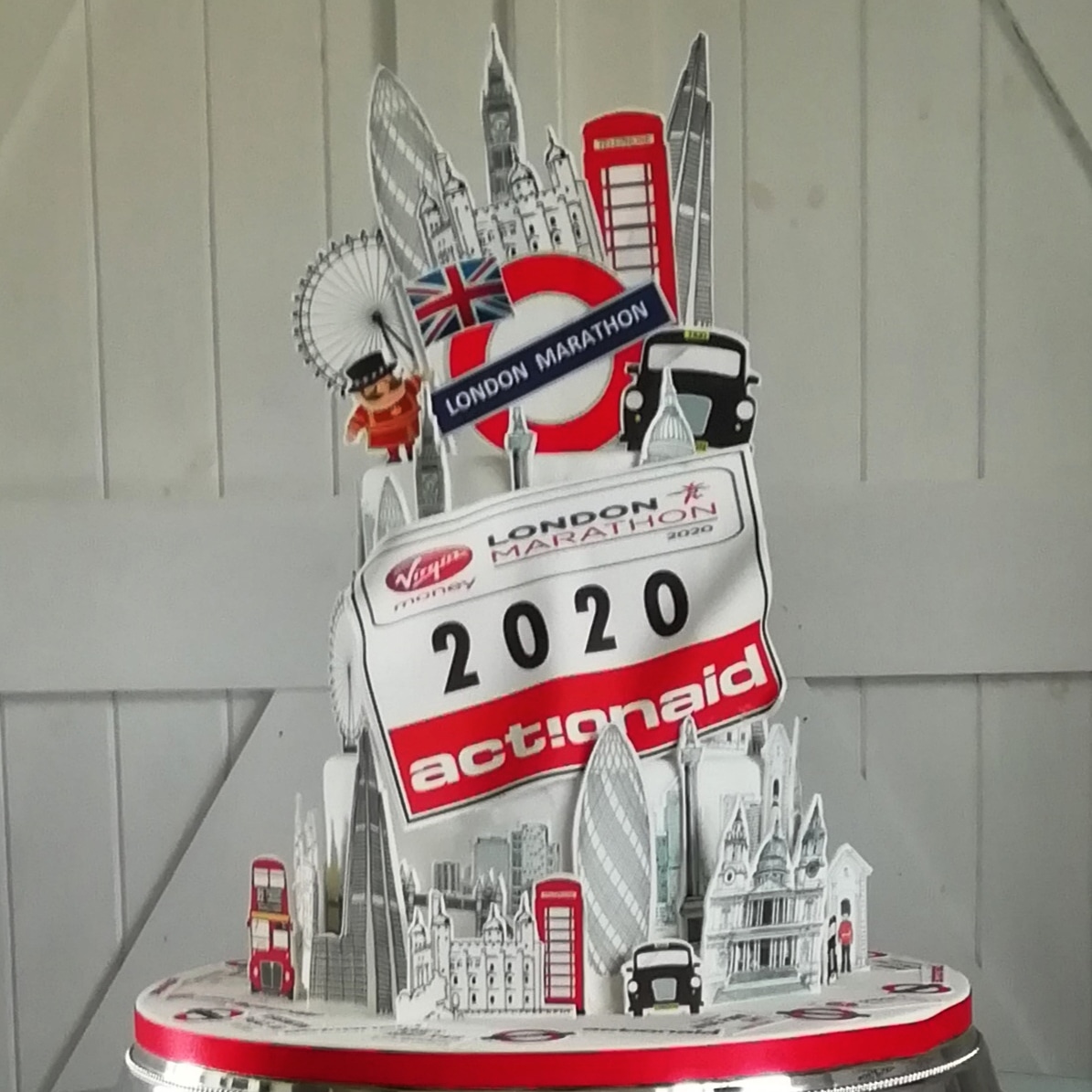 One of our many cakes we are asked to create during the London Marathon build up. #actionaid #LondonMarathon #running #athlete #London #Olympics #FunRun #parkrun #HalfMarathon #AthleticClub #uksports #visitlondon #sports #runners #runner #run