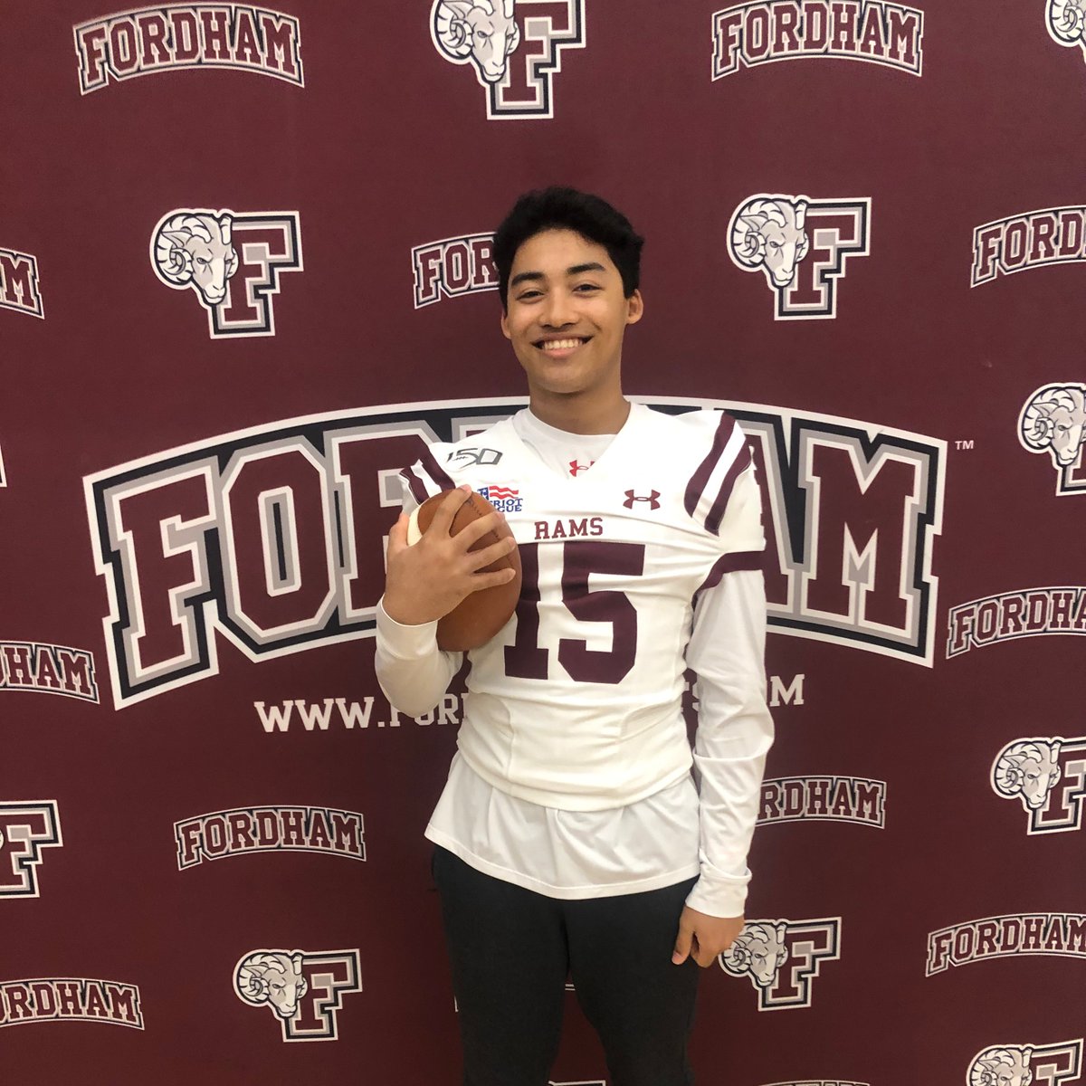 Atiim15Barber's tweet photo. Thank you @FORDHAMFOOTBALL for hosting me at your junior day! @CoachDeckRamU @ArtAsselta @Coach_Conlin @GreenwichFB https://t.co/HsRLpOQUJF