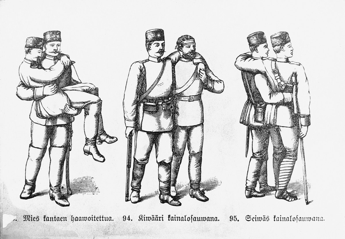 sprhup's tweet photo. Tapahtui tänään.
Ensimmäinen Punaisen Ristin ensiapukurssi järjestettiin Helsingin rautatieasemalla 9.3.1885. Kurssille osallistui 20 rautatieläistä. Ajatus siitä, että ensiaputaitoja alettiin opettaa muillekin kuin terveydenhuollon ammattilaisille, oli uusi ja esimerkillinen. https://t.co/Zs6nEJYmoo