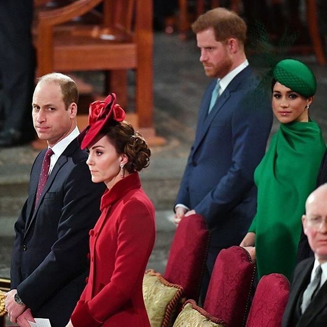 SimplyAminaxx's tweet photo. Prince Harry & Meghan Markle reunite with Kate & William at the Commonwealth Day Service 😍🤩 Follow @simplyaminaxx 🙏🏼
.
.
.
#PrinceWilliam #KateMiddleton #PrinceHarry #MeghanMarkle #CommonwealthDay #Royals #KensingtonRoyal #SussexRoyal #London #Spotti… https://t.co/HB2okTbBeK https://t.co/P3LO47TSrT
