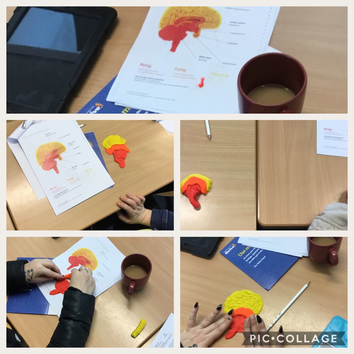 Family Thrive having fun with play dough 🧠