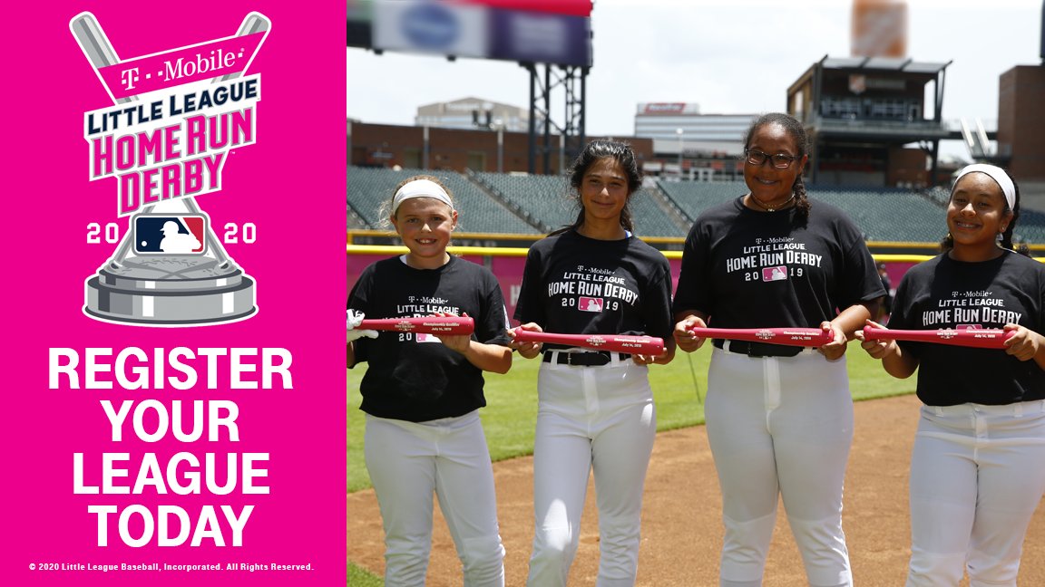 LittleLeague's tweet photo. Local competitions are underway! Register your league for the @TMobile Little League Home Run Derby today! ⚾️🥎 #LLHomeRunDerby https://t.co/8hyA8I1KPA https://t.co/QQQ1Ij4cYV
