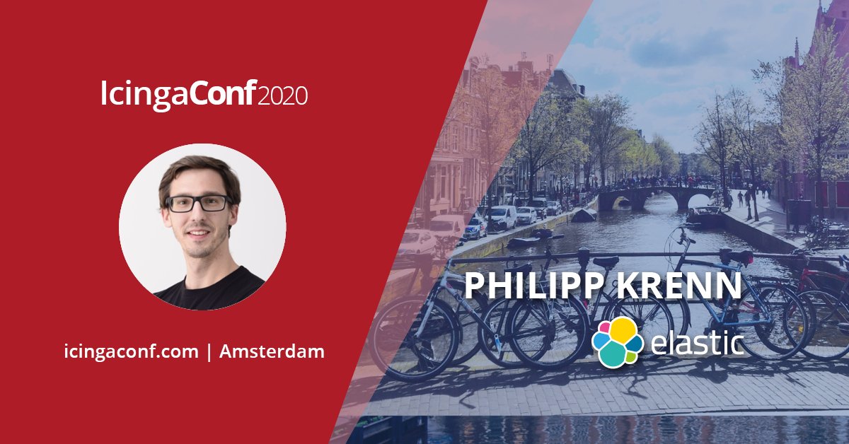 icinga's tweet photo. Looking forward🤩 to listen to Philipp Krenn @xeraa at #IcingaConf! Don’t miss💬 "Observability is More than Logs, Metrics & Traces"! See you in #Amsterdam! ➡️ https://t.co/GTvICrKAsj @elastic #icingaconf #monitoringlove https://t.co/J9eO8esDeD