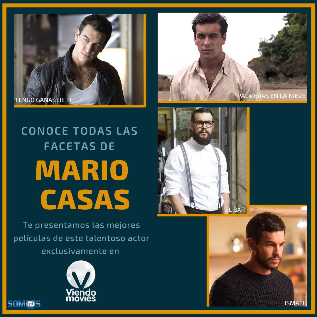 SomosTVLLC's tweet photo. ¿Ya has disfrutado todas las películas de Mario Casas?

#MarioCasas #MarioHouses #MarioCasasfans #ElBar #PalmerasenlaNieve #TengoGanasdeti #3MSEC #Cine #Cineenespañol #CineLatinoamericano #CineHispanoamericano #SOMOSTV #Película #Movies #Películaenespañol #Pelis #SpanishLanguage https://t.co/ZWjhubuviK