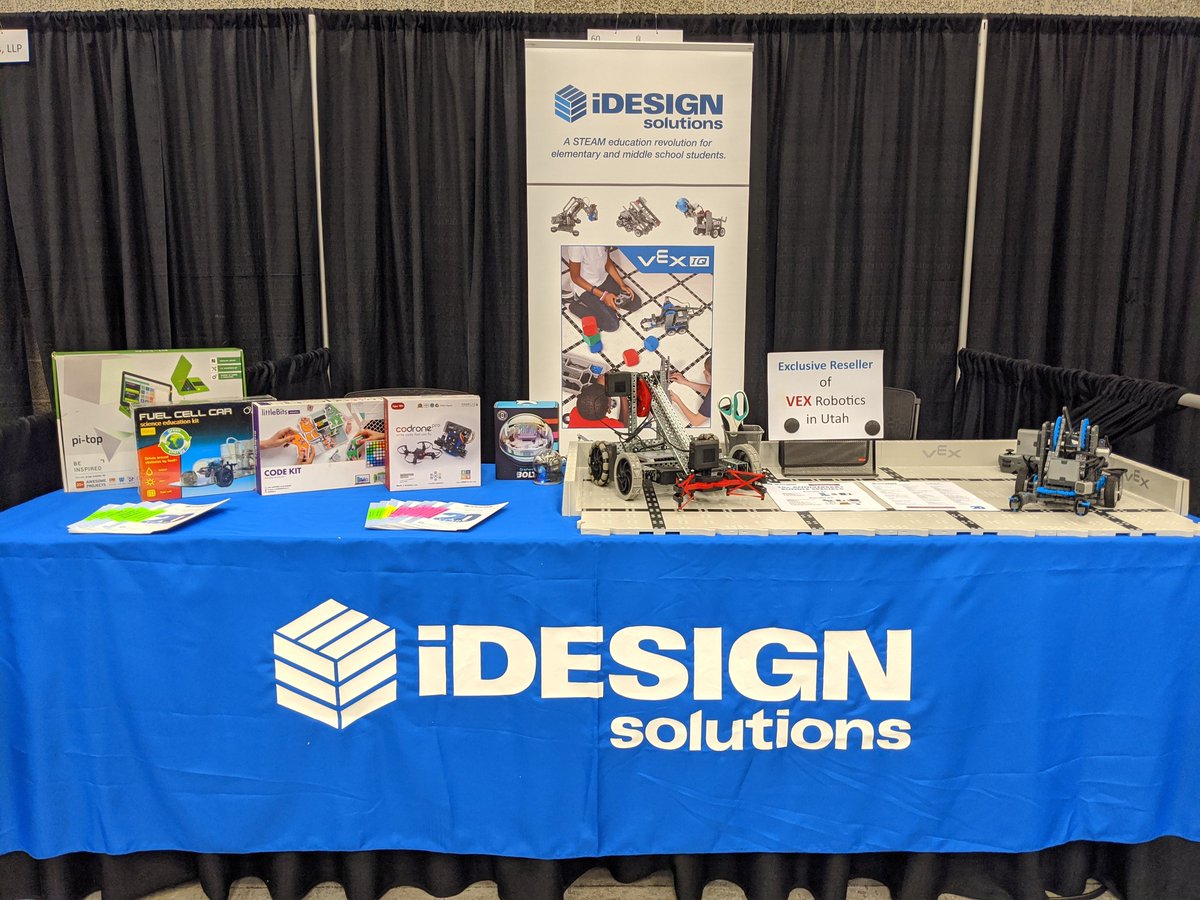Andrea_iDesign's tweet photo. Come visit me @ucet tomorrow and Wednesday at Booth 60. Learn How to Start a @VEXRobotics program in your school during my presentation at 12:45 3/10. 
@iDESIGNsol @canyonsdistrict @DavisSchools @ProvoSchoolDist #STEM #Robotics  @alpineschools @weberdistrict @jordandistrict https://t.co/7WXSWrndP1