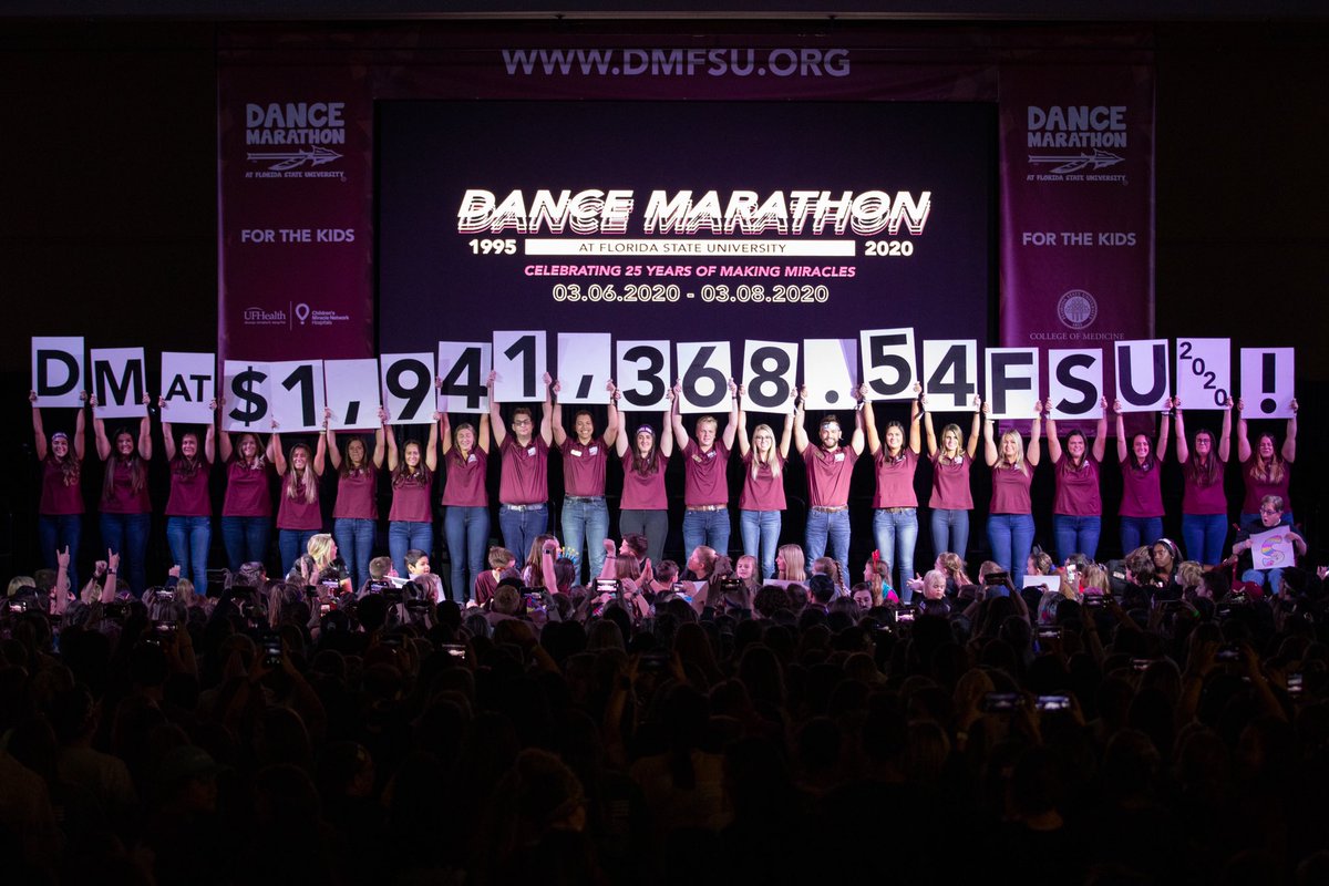 $1,941,368.54. We are in awe of all that we were able to accomplish as an organization in our monumental 25th year of Dance Marathon at FSU.  #WeWillFight