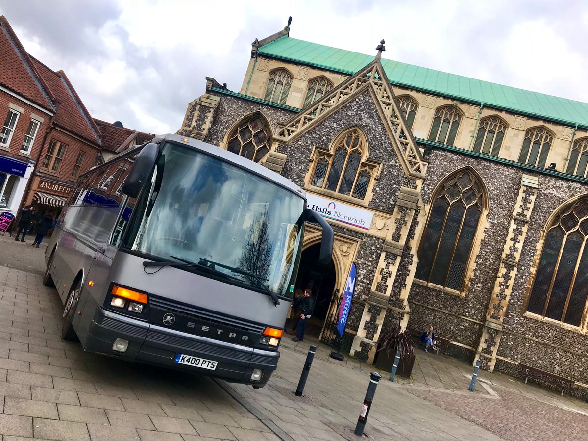 WrightsCoaches's tweet photo. Deck the Halls, our Setraโs coming...๐๐ฝ
A busy day for us locally with both #Worstead & #Tunstead Primary Schools attending @thehallsnorwich for one of the cutest choir concerts ever... We even had homemade jellyfish on board! ๐ #TravelTheWrightWay https://t.co/xkPN8d0cQp