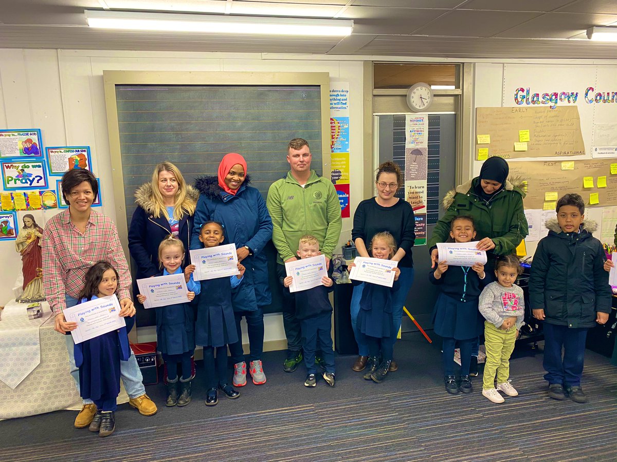 St_Mungos_Pri's tweet photo. Many thanks to the participants of our #PlayingwithSounds club- we’ve had a great 6 weeks with you all! Thanks for your participation and well done! #familylearning #celebratingsuccess https://t.co/TALBW5gyTw