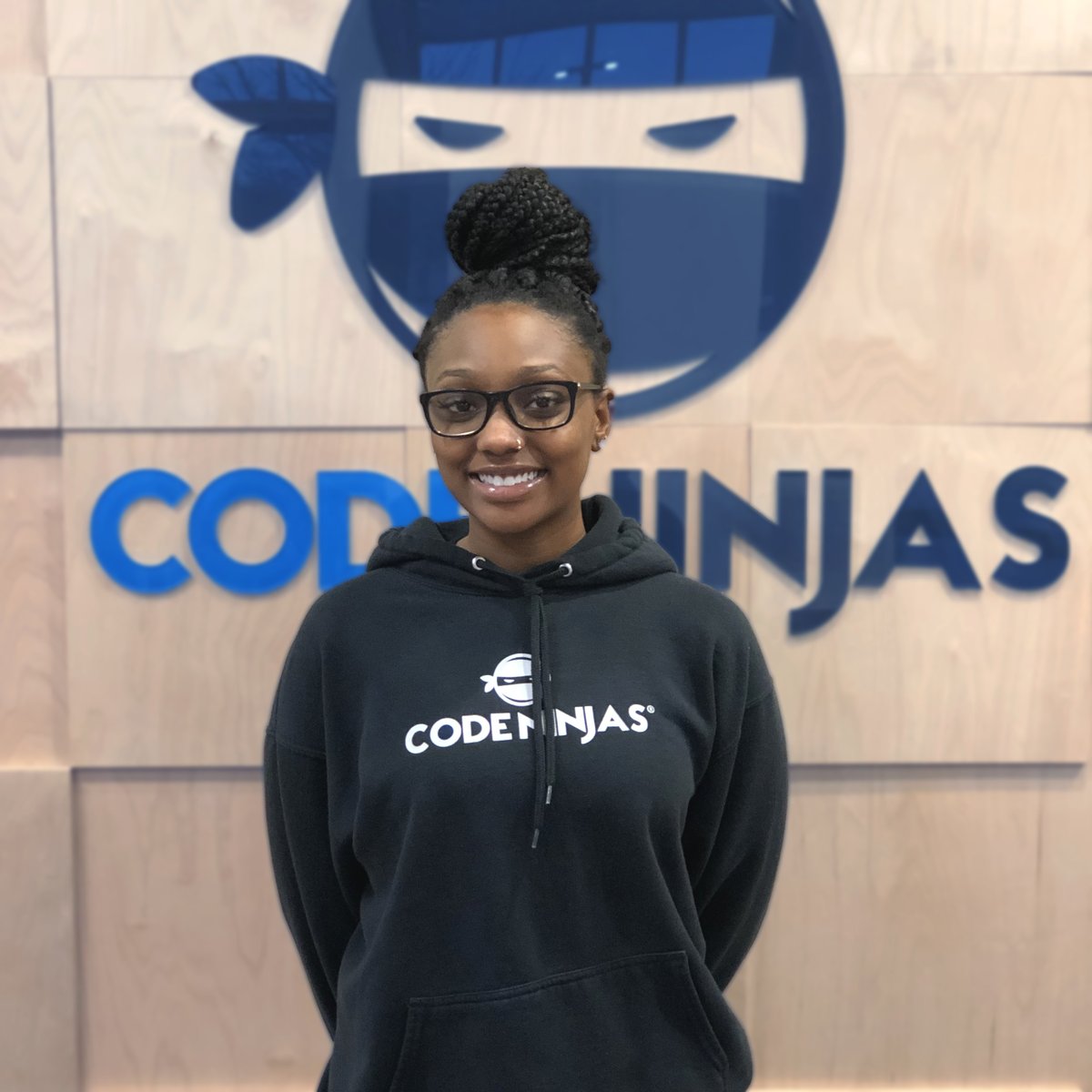 codeninjasEC's tweet photo. #SenseiSpotlight We feel so lucky to have had Milan on our team since day one! She goes the extra mile with our students, leads camps, develops curriculum activities, fills in at the front desk, trains new Senseis, and so much more. https://t.co/5ufIh3oTOb