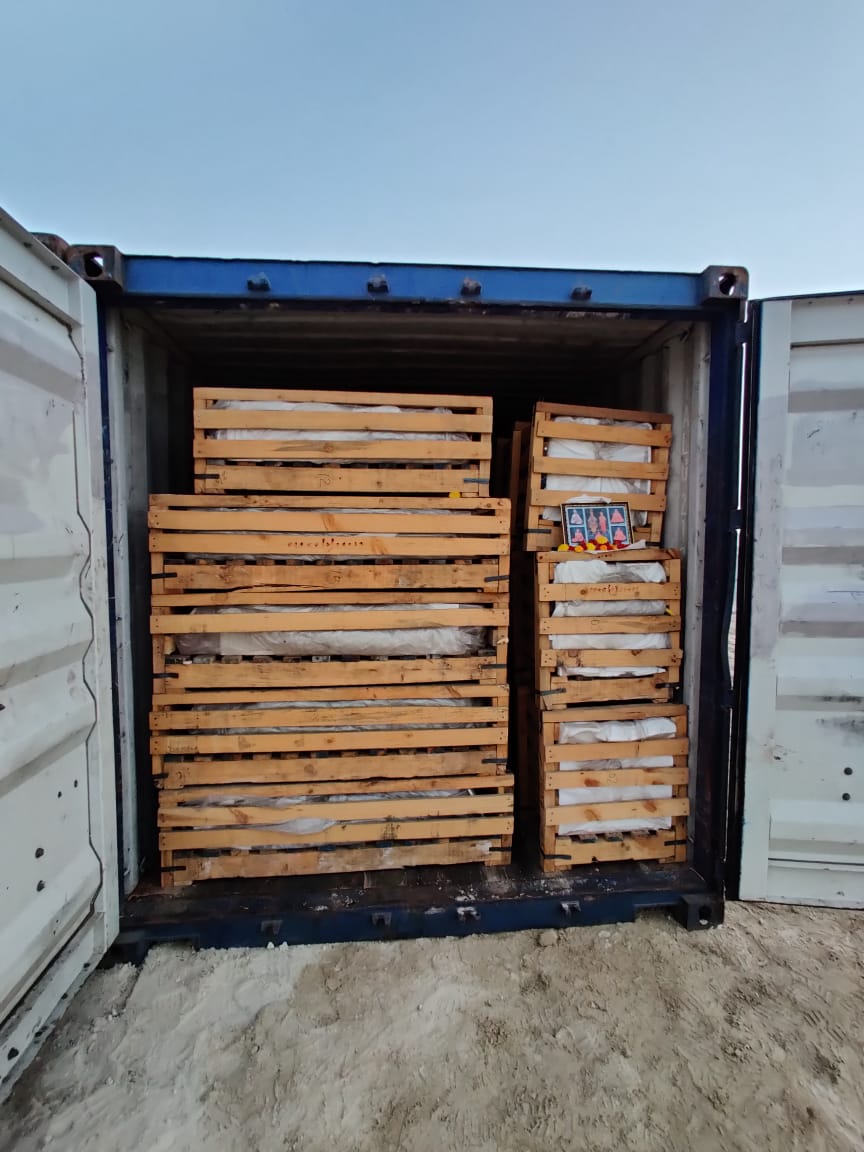 AbuDhabiMandir's tweet photo. On this auspicious day of Holi, we welcomed the first stones for the @BAPS Hindu Mandir in #AbuDhabi. Our thanks to @DubaiCustoms @DPWorldUAE and Transworld Group for their support in making this oasis of harmony become a reality.

#historyinthemaking #makingBHM https://t.co/WSDNCKYjhT
