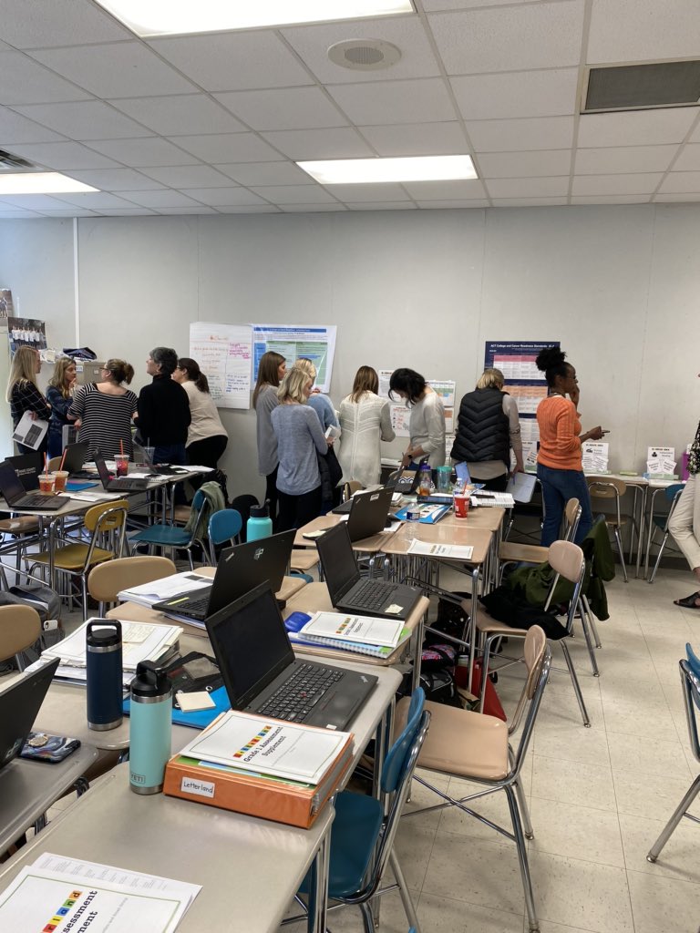 robinhahn33's tweet photo. Teachers are rocking it out at Millbrook HS learning about First Grade Letterland! #shiftinteaching and #itcanbedone @WCPSSElemLit @T1Director @M_McKinley30 @WCPSS_TitleI https://t.co/JqHHt1nieK