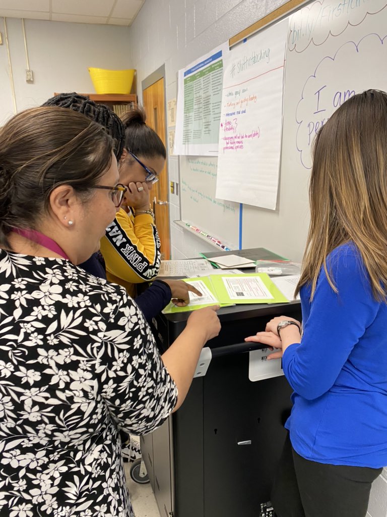 robinhahn33's tweet photo. Teachers are rocking it out at Millbrook HS learning about First Grade Letterland! #shiftinteaching and #itcanbedone @WCPSSElemLit @T1Director @M_McKinley30 @WCPSS_TitleI https://t.co/JqHHt1nieK