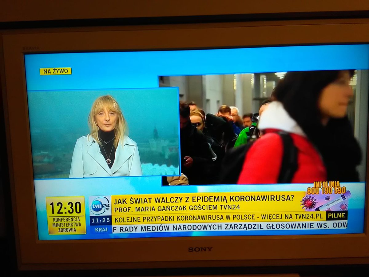 Do not panic, Be alerted and strictly follow infection control procedures. Polish TVN24 Channel, March 7th.