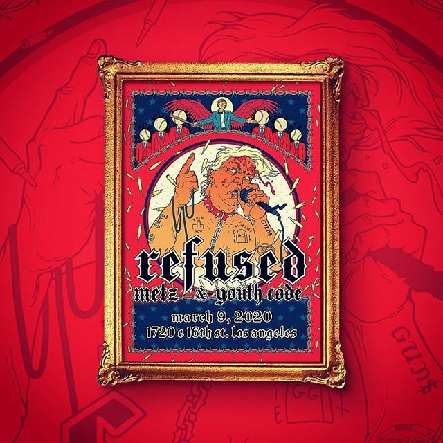 church8thday's tweet photo. Less than 38 tickets left for tonight's event at @1720warehouse !!! Better get on them before they're all gone!! @pinuppresents @refused @metz_theband @youthcodeforever https://t.co/0VgIfcW0Pt https://t.co/QVGxxLkGmR