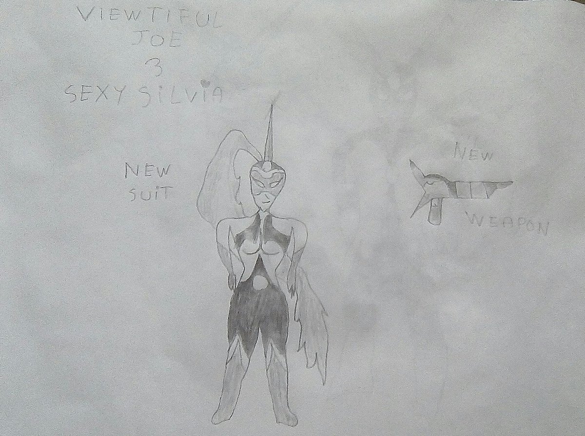 emanuelzzzz's tweet photo. Sexy Silvia and her new ‘viewtiful' suit &amp; weapon for Viewtiful Joe 3!
#viewtifuljoe #Capcom @CapcomUSA_ @Capcom_UK @ViewtifulClub #vj3agogo #JoeMustGoOn #viewtifuljoe3 #drawings https://t.co/6DDxtRkH8m